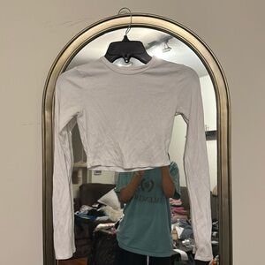 Garage ribbed white crop top, size xs, never worn